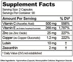 Macular Support Formula for Eye Health - 180 Count - Based on The AREDS 2 Study - for Age Related Macular Eye Health (AMD) - Eye Vitamins