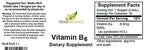 Liquid Vitamin B6 Drops - Pyridoxine Extract Dietary Supplement to Support Brain Function, Immunity, Nervous System, Heart Health, Metabolism - 500% DV, 36 Servings per Bottle - 1 fl. oz.