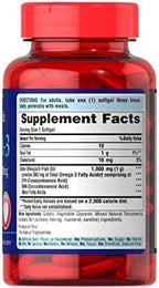 Puritans Pride Omega-3 Fish Oil 1000 Mg, 100 Count