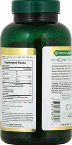 Nature's Bounty Fish Oil Omega 3 Supplements - Supports Heart Health, 1200 Mg Fish Oil, Omega-3, 200 Softgels (Pack of 2)