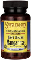 Swanson Albion Chelated Manganese 10 Milligrams 180 Capsules