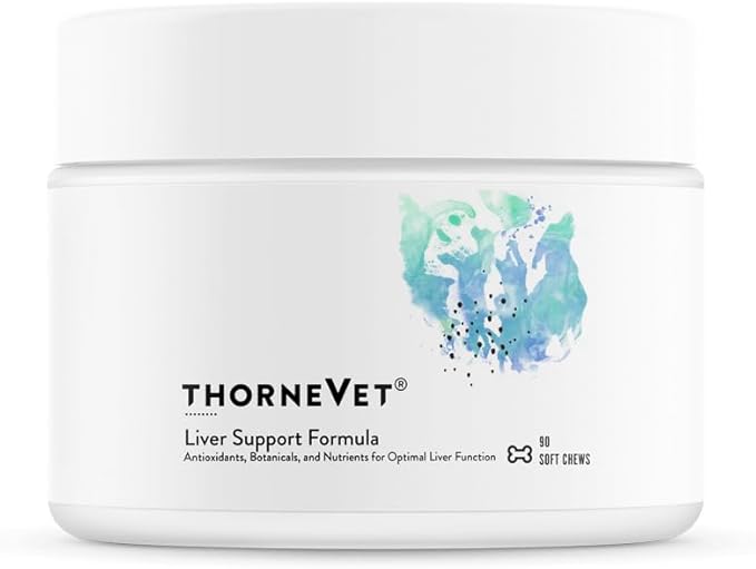 ThorneVET Liver Support – Liver Support for Small Animals: Dogs & Cats, 90 Soft Chews
