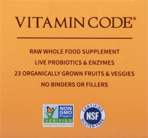 Garden of Life Vitamin D3 5000 IU, Raw Whole Food Supplements with Chlorella, Fruit, Veggies & Probiotics for Bone & Immune Health, 60 Vegetarian Capsules (Pack of 6)