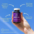 MRM Nutrition Digest-All Digestive Enzymes - Digestion and Absorption Support for Women & Men, Contains Enzymes and Herbs to Support Digestion, 100% Vegetarian & Gluten-Free - 50 Servings