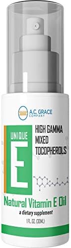 UNIQUE E A.C. Grace Company, Mixed Tocopherols Concentrate Liquid, 1 fl oz (30 ml)