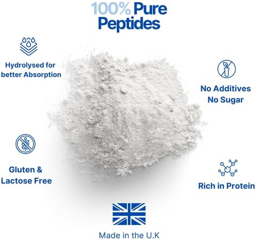 The Intelligent Health Hydrolyzed Collagen Peptides Powder, Grass Fed, High Protein, Unflavored, Gluten-Free, Paleo & Keto Friendly, 10g per Serving (200g) Supports Skin, Hair, Nails, Joints, & Bones