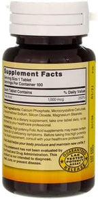 Nature`s Blend Folic Acid 1000mcg Tablets 100 Count (2 Pack)