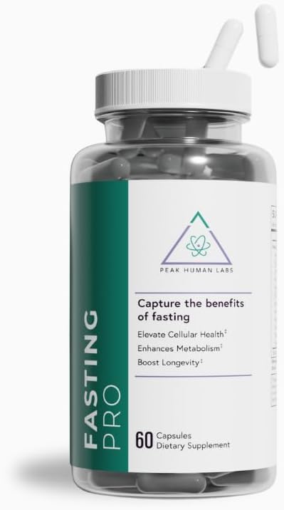 Fasting Pro NAD | NMN + Trimethylglycine (TMG) + Spermidine 12-Ingredient Formula for Autophagy, Cellular Cleansing, and Healthy Aging Support-90 Capsules