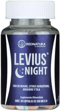 Levius Night by RedNatura – Natural Herbal Supplement for Relaxation, Sleep & Nighttime Metabolism Support – Promotes Digestive Balance – 30 Capsules