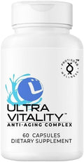 UltraVitality Longevity Support Formula – Fisetin, Curcumin, Quercetin & Beta-Glucan – Supports Cellular & Cognitive Health Healthy Aging – 60 Capsules