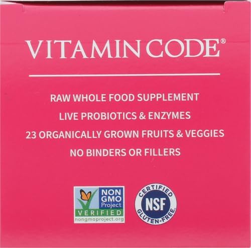 Garden of Life Vitamin Code Raw B-12-30 Capsules, 1,000mcg Whole Food B12 Methylcobalamin for Energy, Vegan Methylcobalamin Vitamin Plus Probiotics and Enzymes, Gluten Free Supplements (Pack of 6)