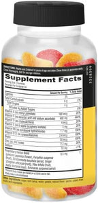 Airborne 400mg Vitamin C Gummies for Adults & Children, Immune Essentials Daily Immune Support Supplement with Vitamins C & E - Orchard Fruit Flavor, 132 Gummies (Pack of 2)