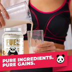 Underground Bio Labs Panda Fuel Premium Protein Whey,Hydrolyzed Collagen,Casein,Probiotics, Enzymes, Keto Friendly,Time Release, 25 Servings (2.5 Pound, Cinnamon Toast)
