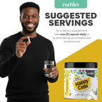 Nuton Day & Night Bundle-Happy Cells NMN Supplement with Bioperine for Morning Energy & Cognitive Support + Happy Dreams Natural Sleep Aid with Melatonin, ETAS, L-Serine, Venetron for Celular Repair