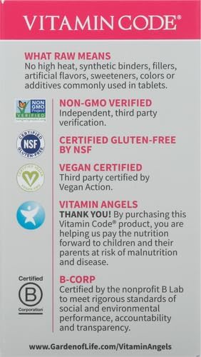 Garden of Life Vitamin Code Raw B-12-30 Capsules, 1,000mcg Whole Food B12 Methylcobalamin for Energy, Vegan Methylcobalamin Vitamin Plus Probiotics and Enzymes, Gluten Free Supplements (Pack of 6)