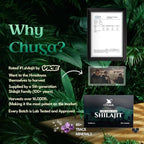 Chuga Pure Himalayan Shilajit Tablets for Men & Women | Organic Shilajit Harvested 16,000 Feet | Lab Tested in USA, 75+ Fulvic Acid, Grade A, Immune Booster, Shilajit Tablets, 60 Servings (1)