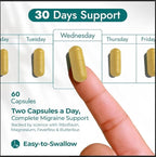 Nature's Nectar Migraine Prevention Feverfew Capsules – PA Free Butterbur Root, Riboflavin 400 mg, Magnesium & Feverfew – Natural Migraine Supplement – 180 Capsules