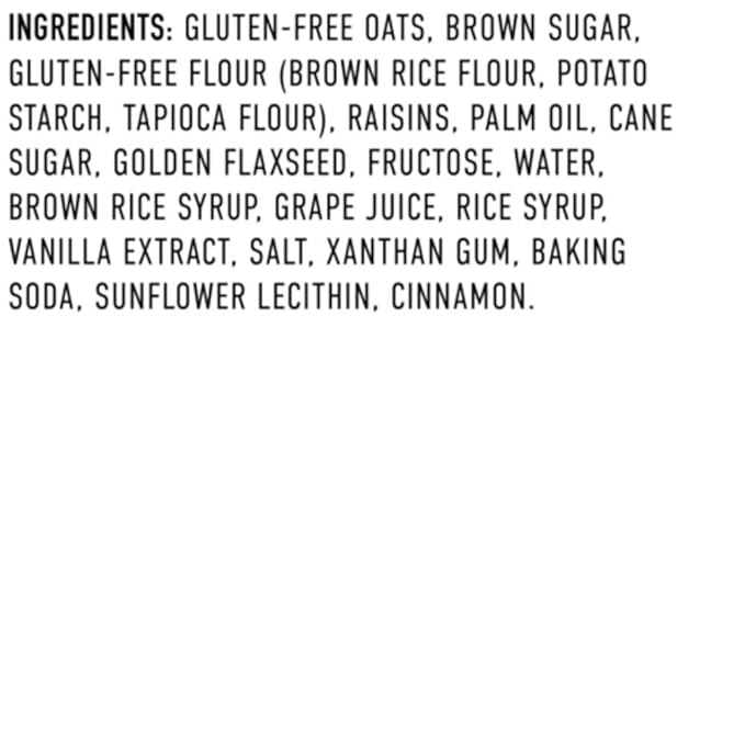 Cybele’s Free To Eat Gluten-Free & Vegan Cookies | Oatmeal Raisin | Plant-Based, Dairy & Soy Free, Nut Free | Soft-Baked School Safe Snack For Kids & Adults | 6 Ounce (Pack of 6)