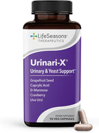 LifeSeasons Urinari-X + Pros-T Bundle – Urinary Tract & Prostate Support – Fast UTI Relief, Bladder Comfort, Supports Normal Urinary Flow – D-Mannose, Cranberry – 90 Capsules + 60 Softgels