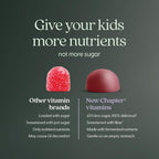 New Chapter Kids Multivitamin Gummies - 65% Less Sugar, Kids Gummy Vitamins with Vitamins C, D3 & Zinc, Non-GMO, Gluten Free, Berry-Citrus, 60ct