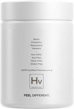 Codeage Hair Vitamins Platinum - Lustriva Hair Growth Support, Spermidine, AstraGin, Biotin, Keratin, Collagen, Enzymes, Omega-3, Multivitamins, Probiotics – Healthy Hair Supplement - 90 Capsules