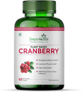 Simply Herbal D Mannose Cranberry Capsules 800 MG Supplement with Powerful Probiotics & Anti-oxidants Promotes Urinary Tract Health, Strong Bones & Teeth for Women & Men (60 Capsules)