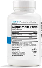 365 by Whole Foods Market, High Potency Vitamin C with Rose Hips, Vegan, 100 Tablets