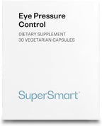 SuperSmart - Eye Pressure Control (Patented Ingredients) - with Mirtoselect Bilberry Extract & Pycnogenol Pine Bark Extract - Eyes Supplement | Non-GMO & Gluten Free - 30 Vegetarian Capsules