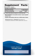 Nordic Naturals Zinc Glycinate - 60 Capsules - 20 mg Highly Absorbable Zinc Glycinate - Optimal Wellness - Non-GMO, Gluten Free, Vegan - 60 Servings