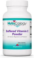Allergy Research Group Nutricology Buffered Vitamin C Powder - Calcium, Magnesium, Potassium, Ascorbic Acid, Bowel Tolerance, High-Purity, High Dose, Calcium Carbonate - 8.5 Oz