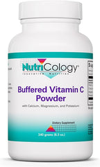 Allergy Research Group Nutricology Buffered Vitamin C Powder - Calcium, Magnesium, Potassium, Ascorbic Acid, Bowel Tolerance, High-Purity, High Dose, Calcium Carbonate - 8.5 Oz