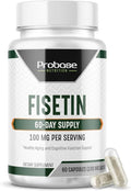 Probase Nutrition Fisetin Senolytic Supplement 100mg High Potency 60-Day Supply for Cellular Health
