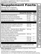 Jocko Fuel Test Booster for Men - Natural Endurance, Stamina, & Strength Booster - Muscle Builder for Men & Nitric Oxide Support with Ginger Root, Shilajit, & Tongkat Ali, 120ct (30 Servings)