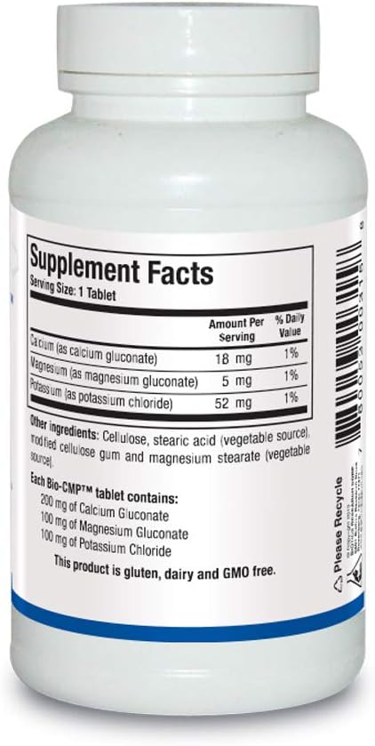 Bio CMP from Biotics Research Calcium, Magnesium and Potassium Supplement, Supplies Electrolytes that Provides Optimal Muscle Comfort Cramps and Fatigue, Supports Healthy Metabolism 250 Tablets
