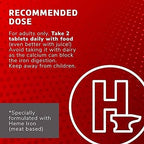 Globulo Rojo Iron Supplement - Dietary Supplement Pills with High Potency Iron & B Vitamins, 60 Tablets - 6 Pack