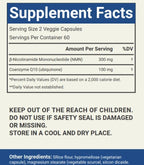 Nicotinamide with CoQ10 Coenzyme Q10, Vegetarian Capsules, 120 Count, Vitamin B3 Supplement