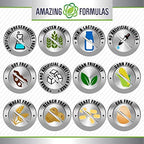 Amazing Formulas Curcumin | 700 Mg | 120 Veggie Capsules | 95% Curcuminoids | Turmeric Root Extract Supplement | Non-GMO | Gluten Free | Made in USA