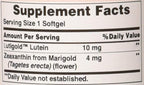 Puritan's Pride Zeaxanthin 4mg with Lutigold™ Lutein 10mg Carotenoids, Dietary Supplement for Healthy Eyes and Vision, 60 Easy-to-Swallow Rapid Release Softgels (Pack of 2)