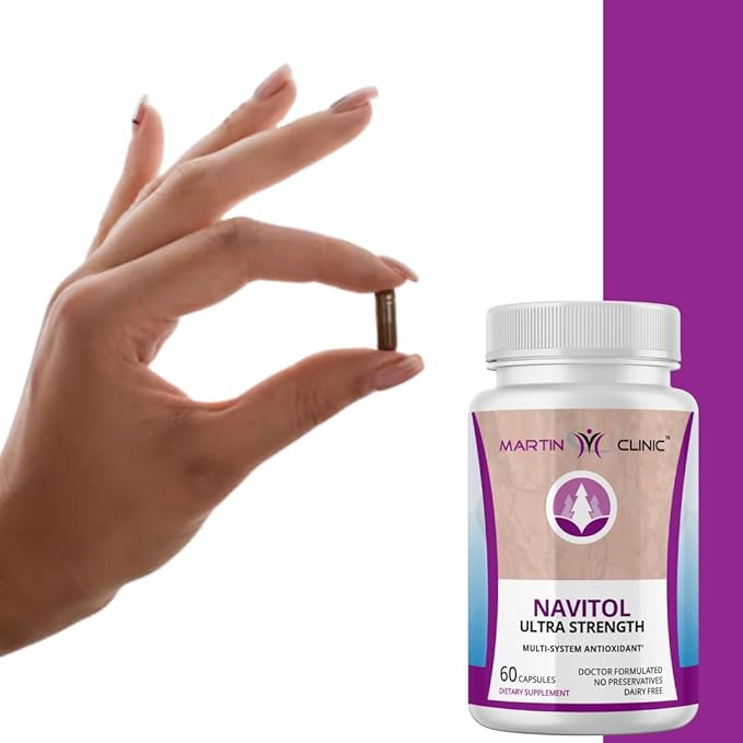 Navitol French Maritime Pine Bark — Daily Energy, Focus & Cognitive Support — Natural Antioxidant for Mental Clarity, Motivation & Everyday Wellness — 60 Capsules