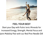 Optimally Organic Water Extracted Fulvic Ionic Minerals X200 - Patented BioActive Fulvic Acid, Humic Acid, Trace Minerals, Electrolytes & Essential Amino Acids - 5+ Month Supply