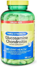 SEDLAV Triple Strength Glucosamine Chondroitin Tablets – Joint Support Supplement with MSM & Turmeric, 340 Count, Value Size