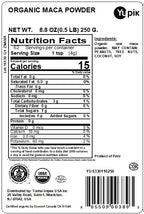 Yupik Organic Superfood, Maca Powder, 8.8 Oz, Non-GMO, Vegan, Gluten-Free (Pack of 2)