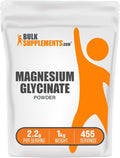 BulkSupplements.com Magnesium Glycinate Powder - Magnesium Glycinate 300mg, Highly Absorbable - Gluten Free, 2.2g per Serving, 1kg (2.2 lbs) (Pack of 1)
