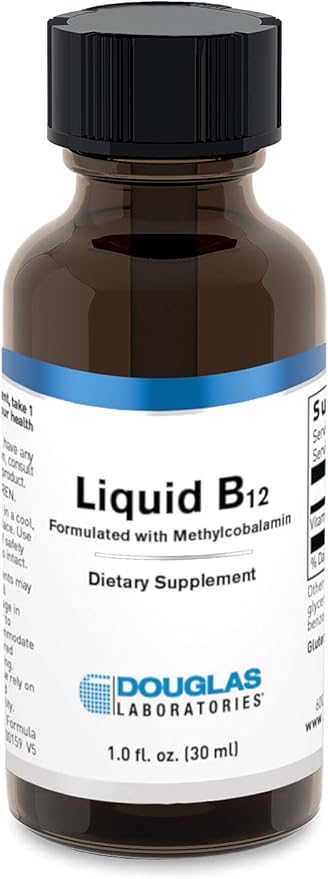 Douglas Laboratories Liquid B12 (Formulated with Methylcobalamin) | Supplement to Support Neurological Health* | 1 Fl Oz