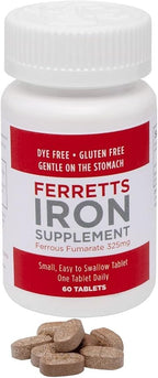 Iron Tablets 325mg Ferrous Fumarate 2 Pack (120 Total)