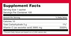 Korea MEGADOSE Vitamin C Powder 3000mg | Powder Type | 100s | High Content Vitamin 3g*100 Sticks (Total 300g)