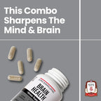 JUNG KWAN JANG Ginkgo Biloba Supplements with American Ginseng for Brain Health Formula, Memory Extra Strength, Focus Booster, Promote Cognitive Function - 30 Capsules for Men and Women
