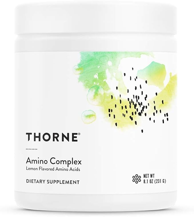 THORNE - Amino Complex Bundle - Promotes Lean Muscle Mass and Energy Production - Lemon & Berry Flavors