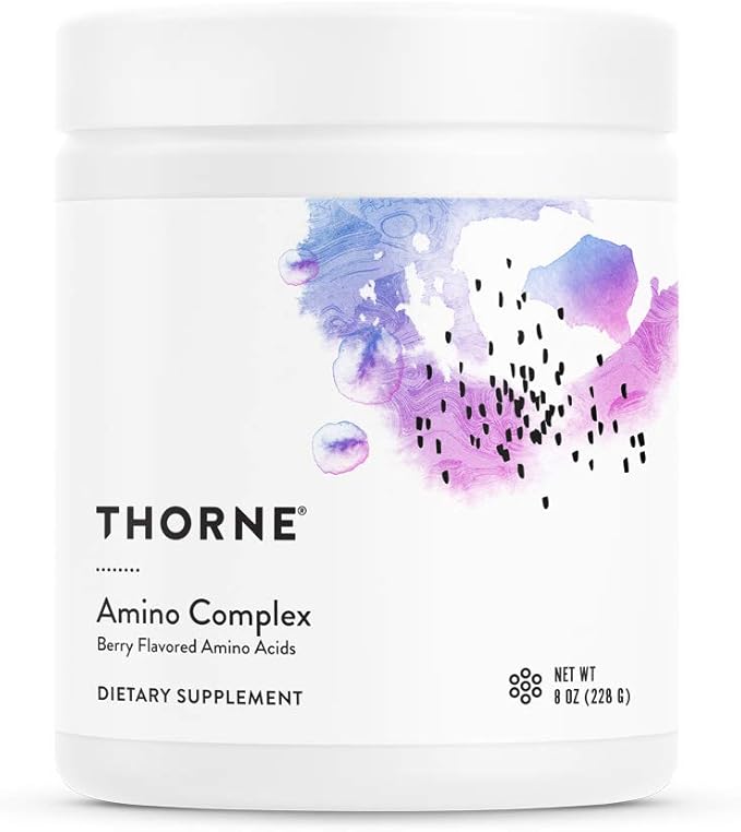 THORNE - Whey Protein Isolate (Chocolate, 31.9 Oz) & Amino Complex (Berry, 8 Oz) Bundle - Supports Muscle Repair & Recovery - NSF Certified for Sport - Gluten Free, Soy Free