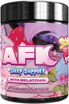 Gamer Supps AFK+® (with Melatonin): Bananaberry Bedtime by Silvervale - 40 Servings - Keto Friendly Magnesium-Focused Sleep Support Supplement, Apigenin, Sugar Free
